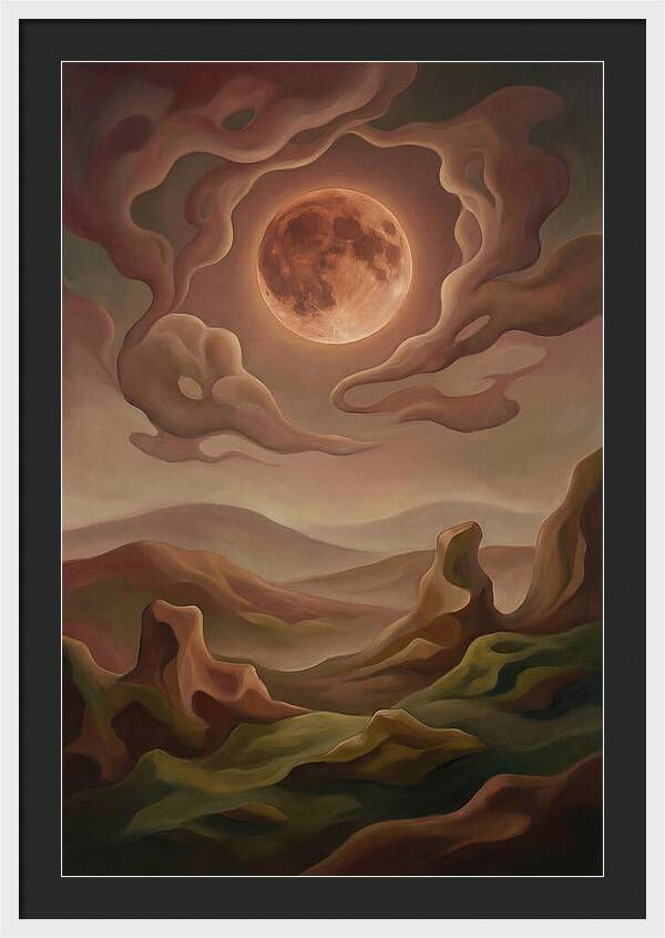 Lunar Eclipse With Copper Glow