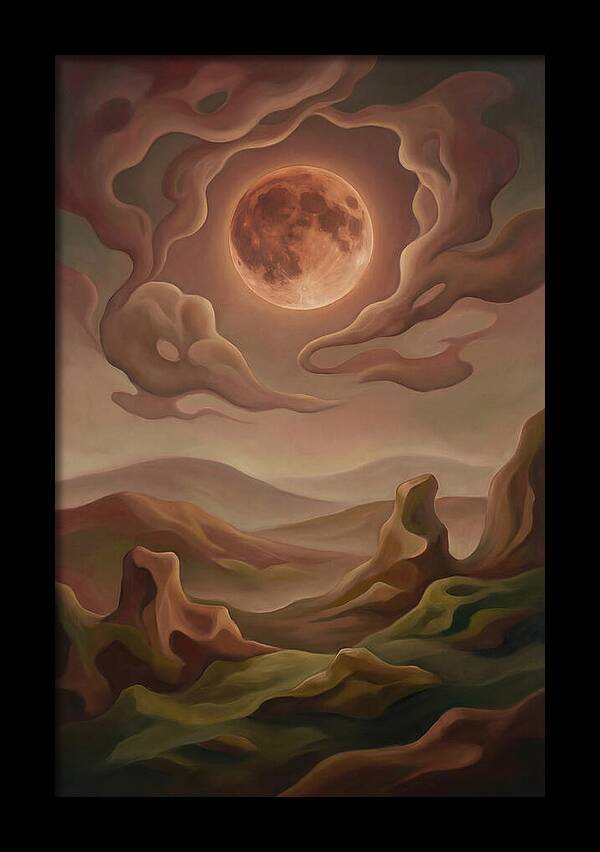 Lunar Eclipse With Copper Glow