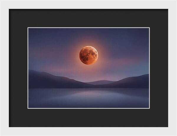 Lunar Eclipse With Copper Glow