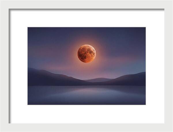 Lunar Eclipse With Copper Glow