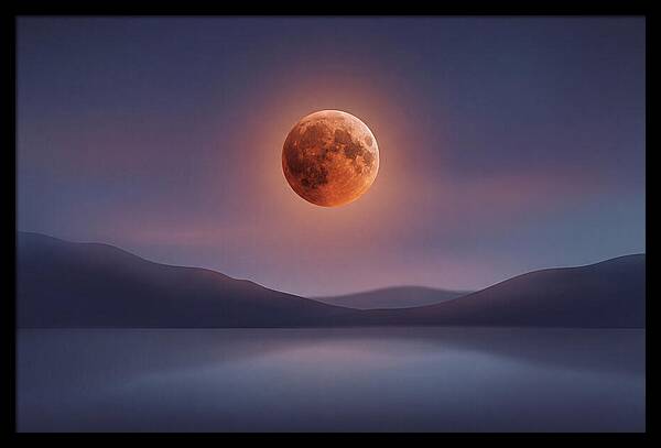 Lunar Eclipse With Copper Glow