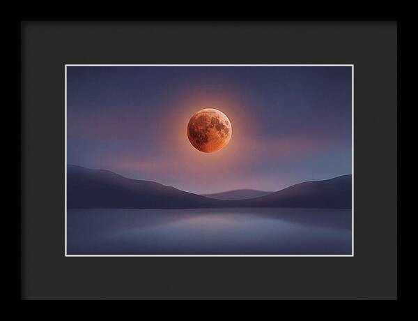 Lunar Eclipse With Copper Glow