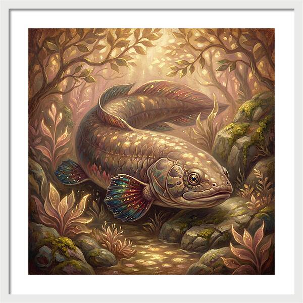 Lungfish In Enchanted Forest