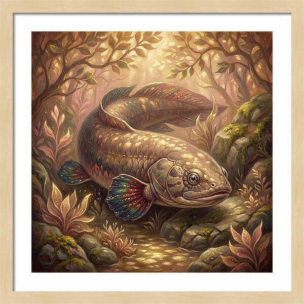 Lungfish In Enchanted Forest