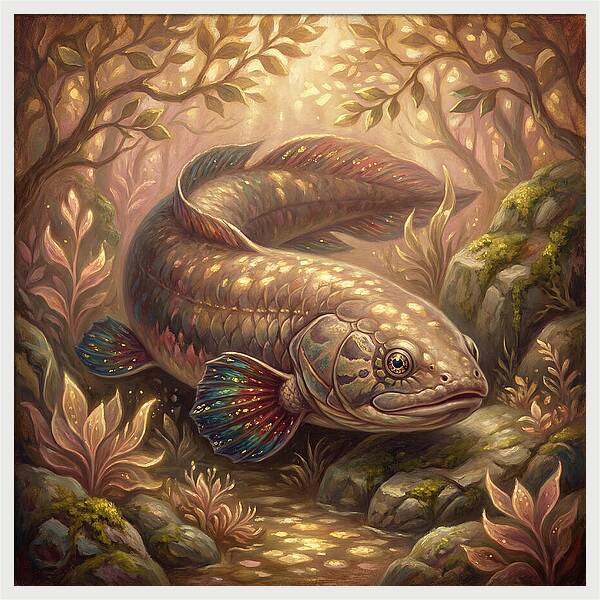 Lungfish In Enchanted Forest