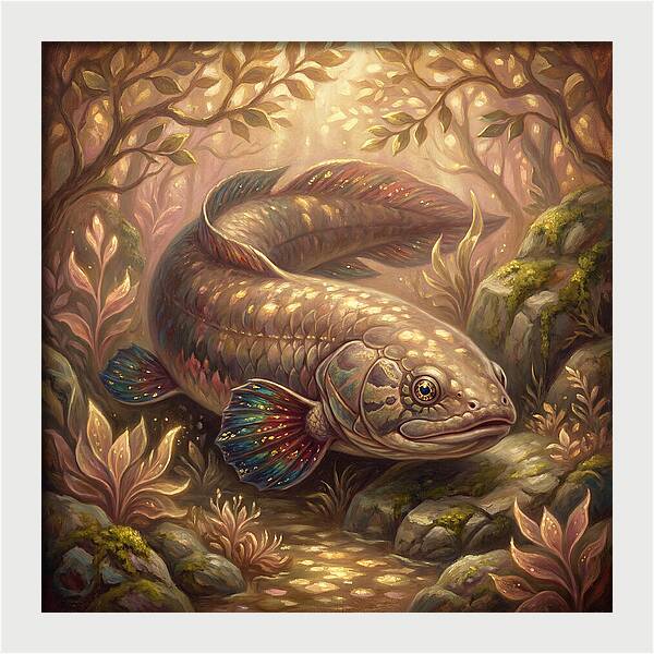 Lungfish In Enchanted Forest