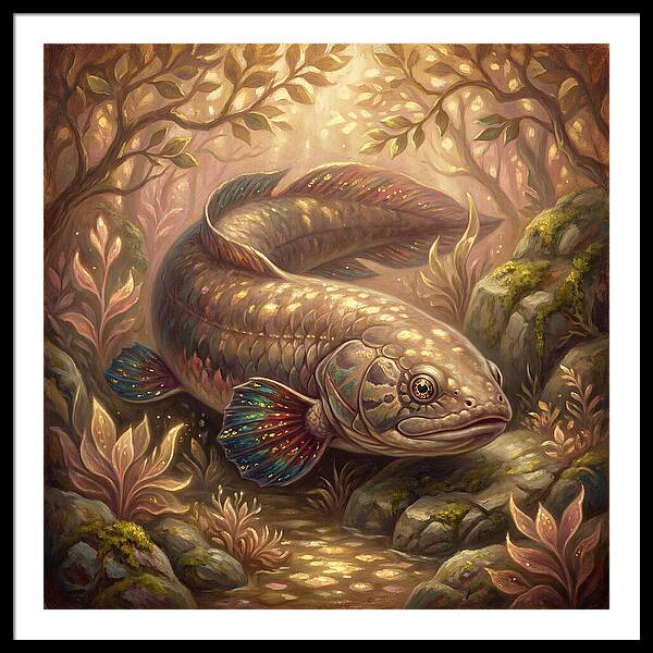 Lungfish In Enchanted Forest