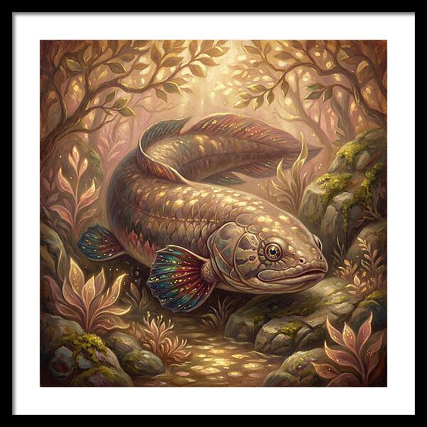 Lungfish In Enchanted Forest