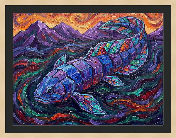 Lungfish In Vibrant Colors