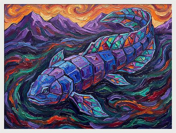 Lungfish In Vibrant Colors