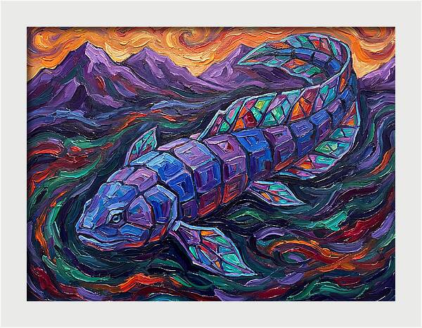 Lungfish In Vibrant Colors