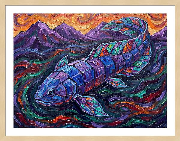 Lungfish In Vibrant Colors