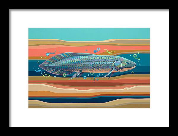 Lungfish In Vibrant Waters