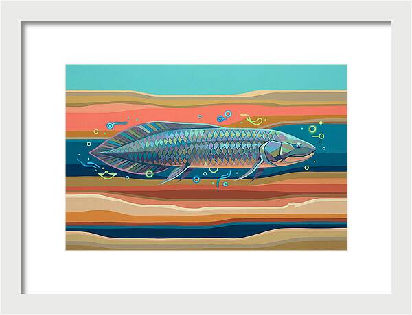 Lungfish In Vibrant Waters