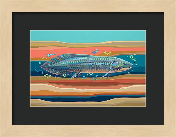 Lungfish In Vibrant Waters