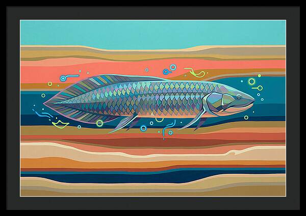 Lungfish In Vibrant Waters