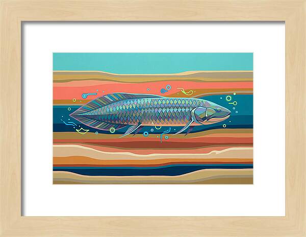 Lungfish In Vibrant Waters