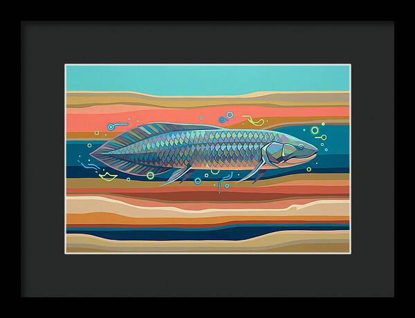 Lungfish In Vibrant Waters