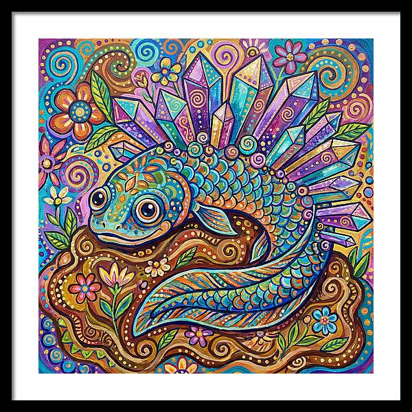 Lungfish With Crystals