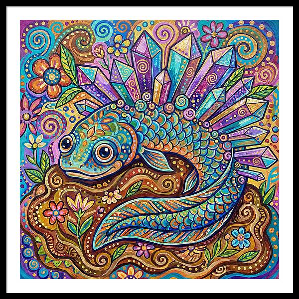 Lungfish With Crystals