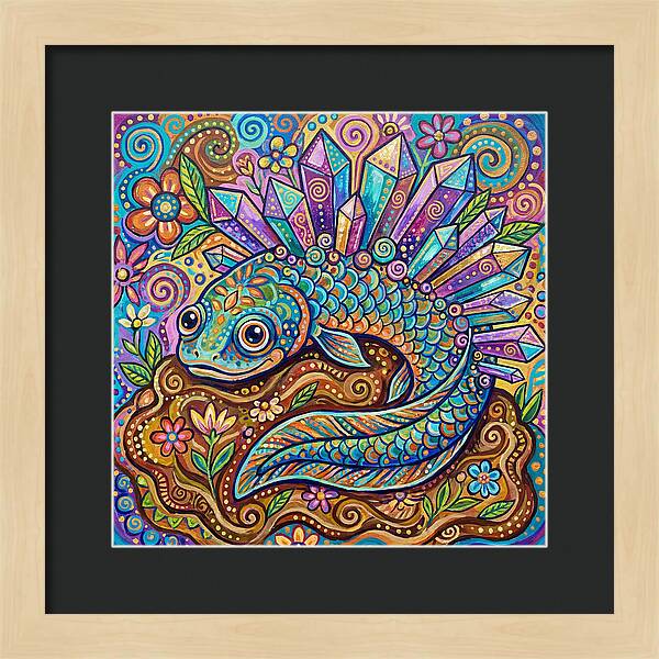 Lungfish With Crystals