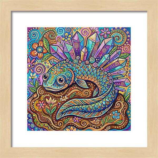 Lungfish With Crystals