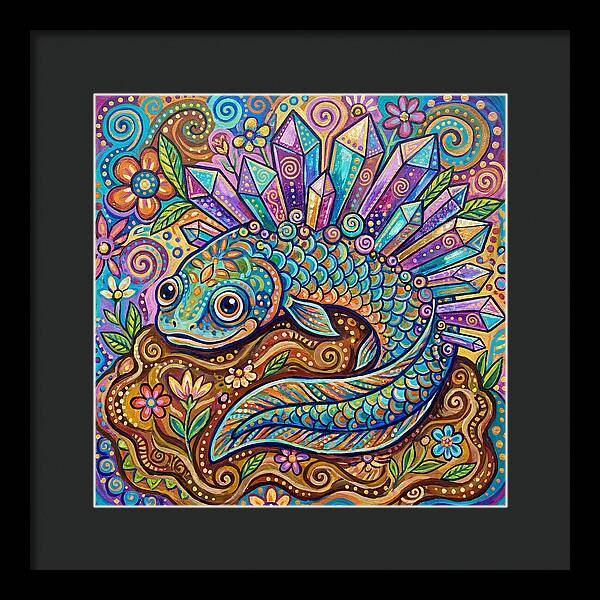 Lungfish With Crystals