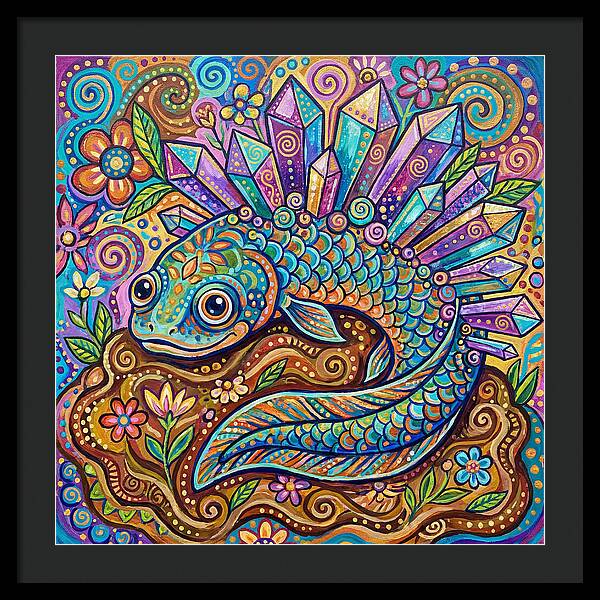 Lungfish With Crystals
