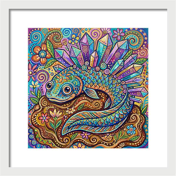 Lungfish With Crystals