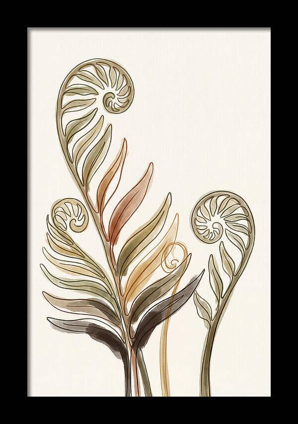 Lush Fern Fronds Unfurling