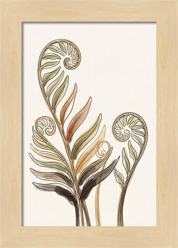 Lush Fern Fronds Unfurling