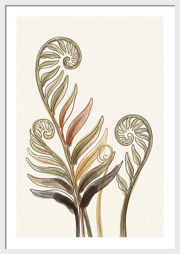 Lush Fern Fronds Unfurling