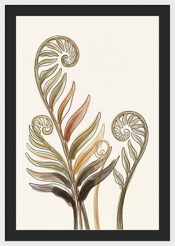 Lush Fern Fronds Unfurling