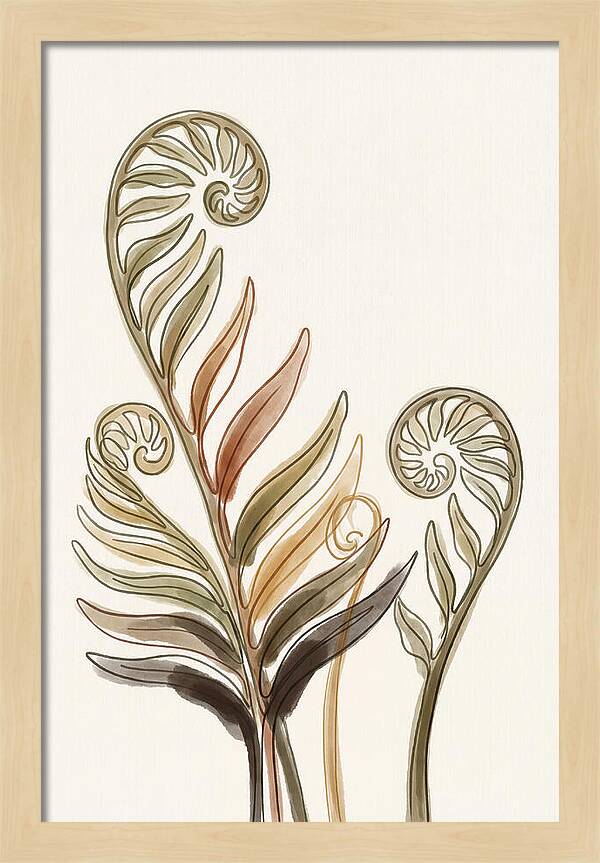 Lush Fern Fronds Unfurling