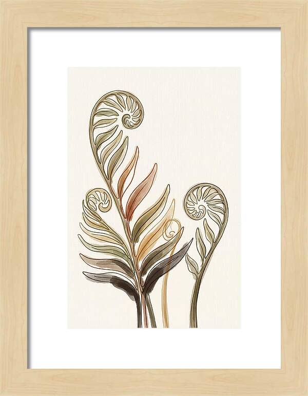 Lush Fern Fronds Unfurling