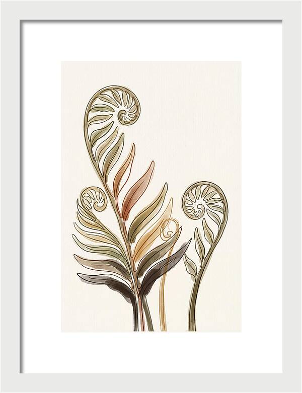 Lush Fern Fronds Unfurling