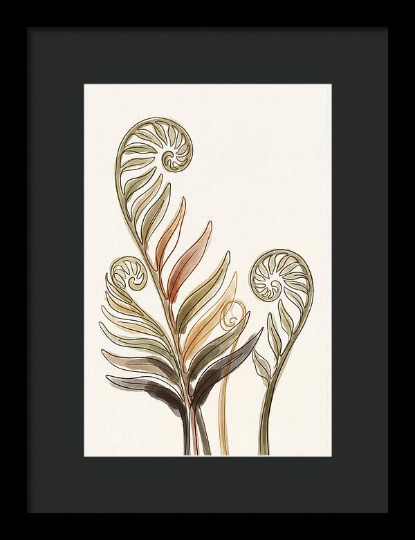 Lush Fern Fronds Unfurling