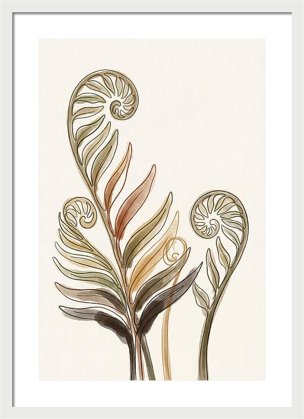 Lush Fern Fronds Unfurling