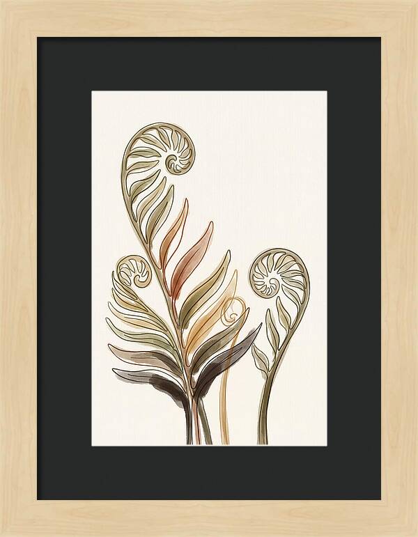 Lush Fern Fronds Unfurling