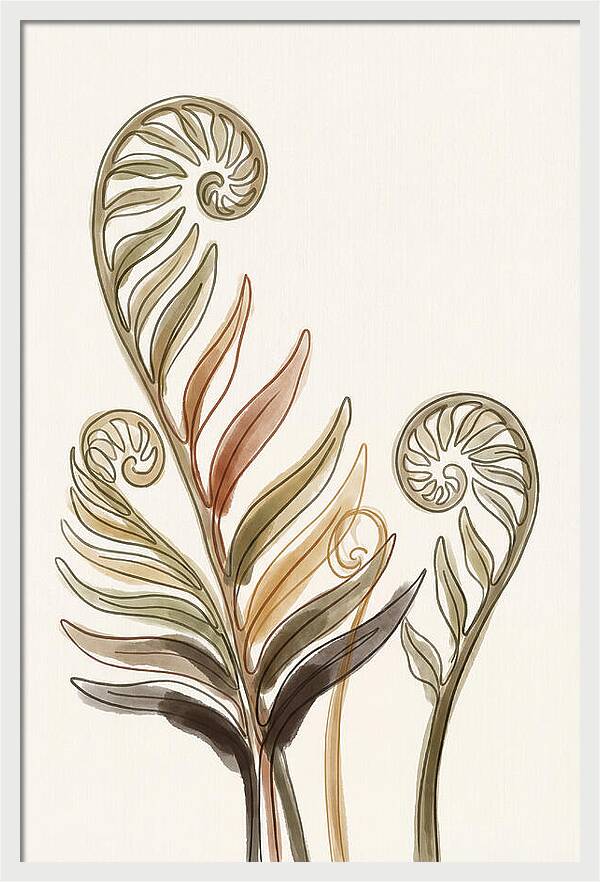 Lush Fern Fronds Unfurling