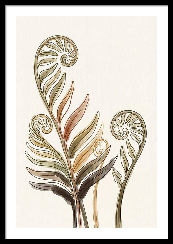 Lush Fern Fronds Unfurling