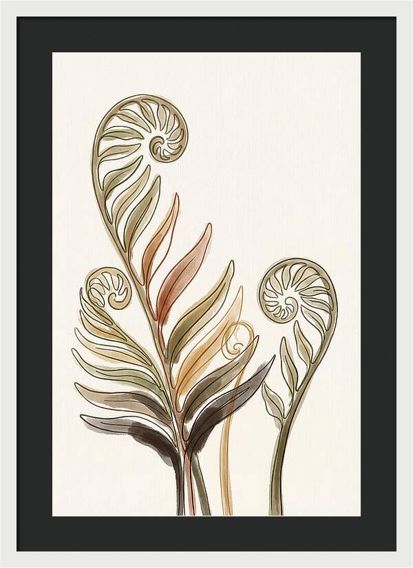 Lush Fern Fronds Unfurling
