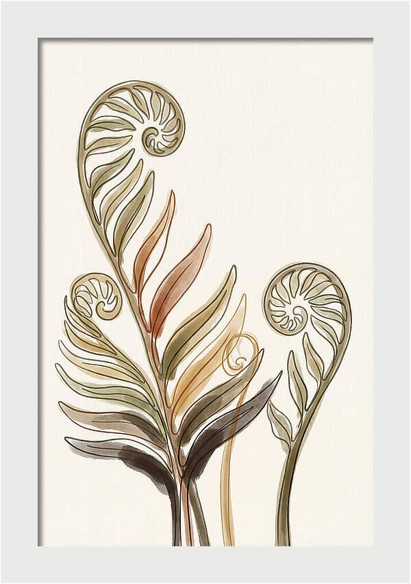 Lush Fern Fronds Unfurling
