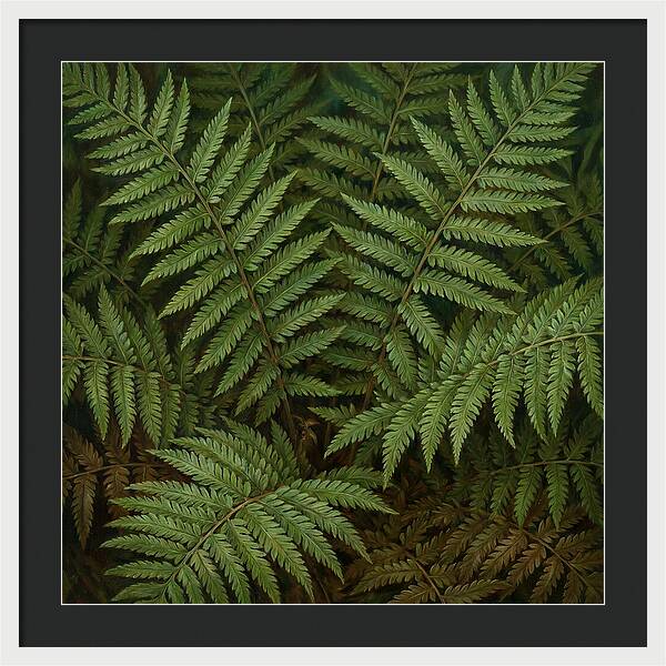Lush Green Fern Fronds