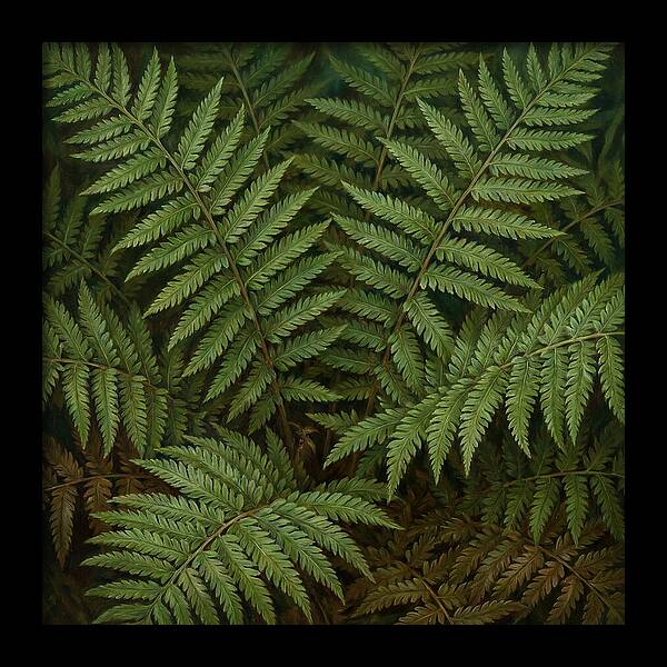 Lush Green Fern Fronds