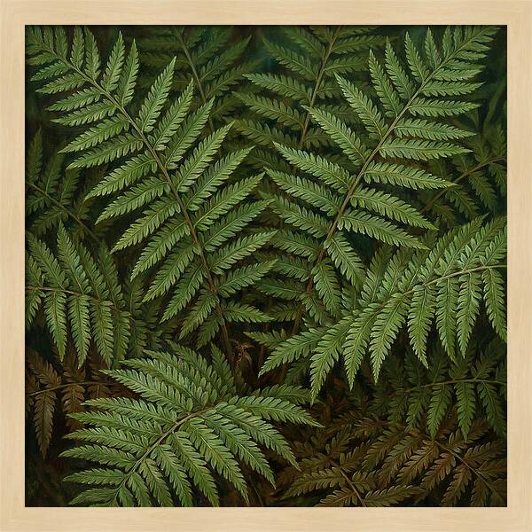 Lush Green Fern Fronds