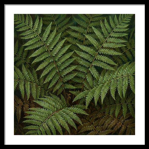 Lush Green Fern Fronds