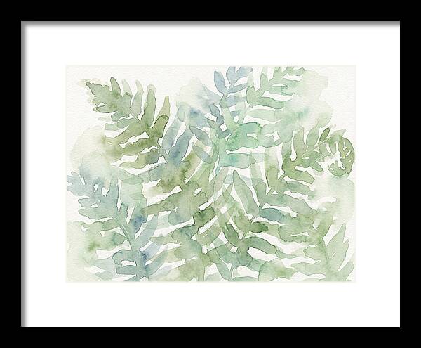 Lush Green Ferns Watercolor
