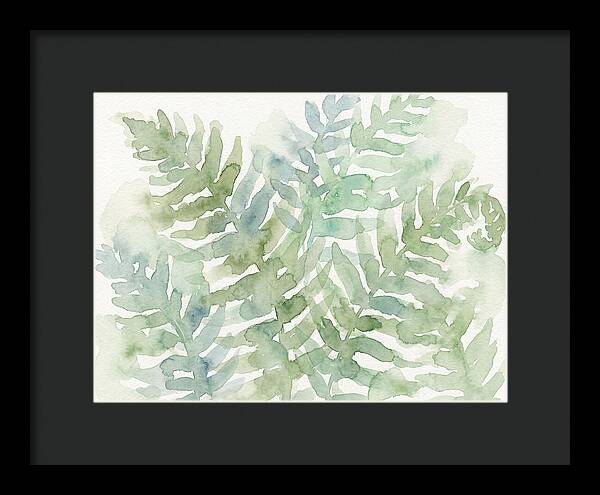 Lush Green Ferns Watercolor
