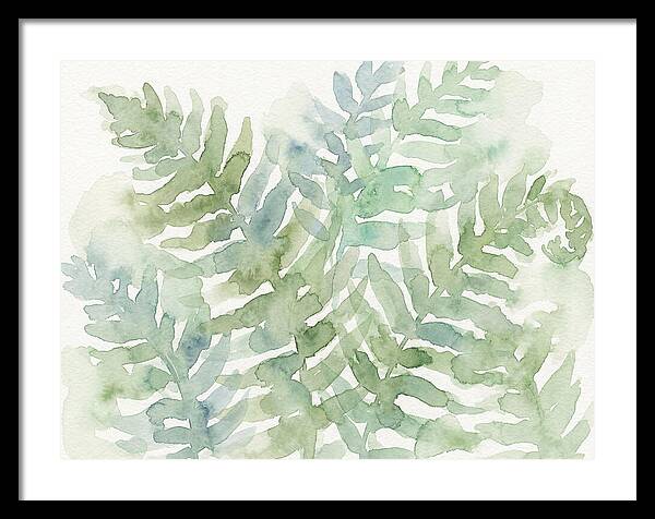 Lush Green Ferns Watercolor